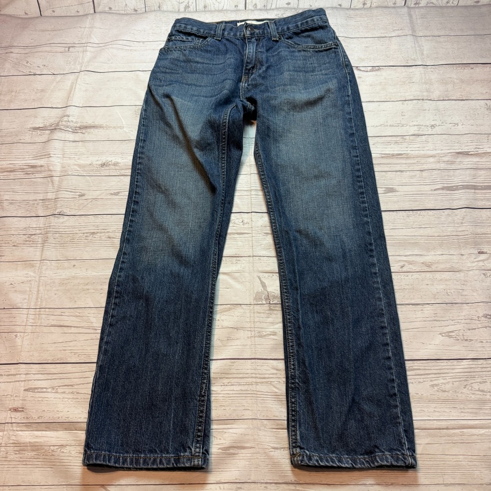 Levi's 505 Straight Leg Regular Fit Denim Jeans Women's Size 18 Slim 27x29